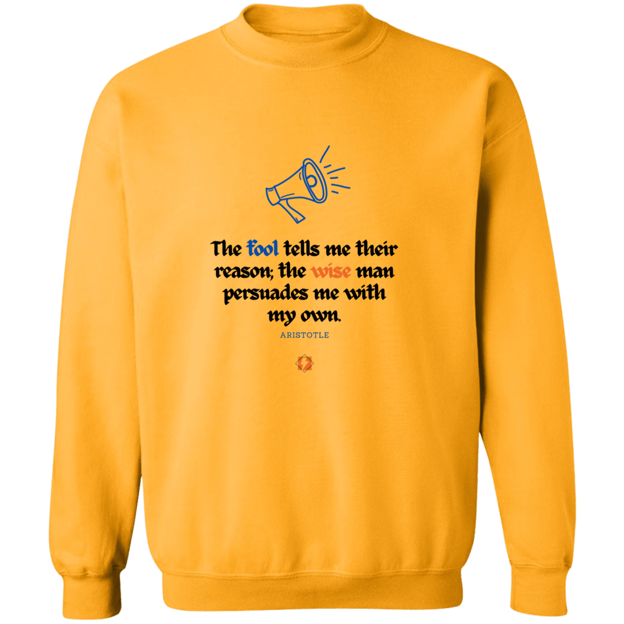 A125 G180 Gildan Crewneck Pullover Sweatshirt - Color: Gold