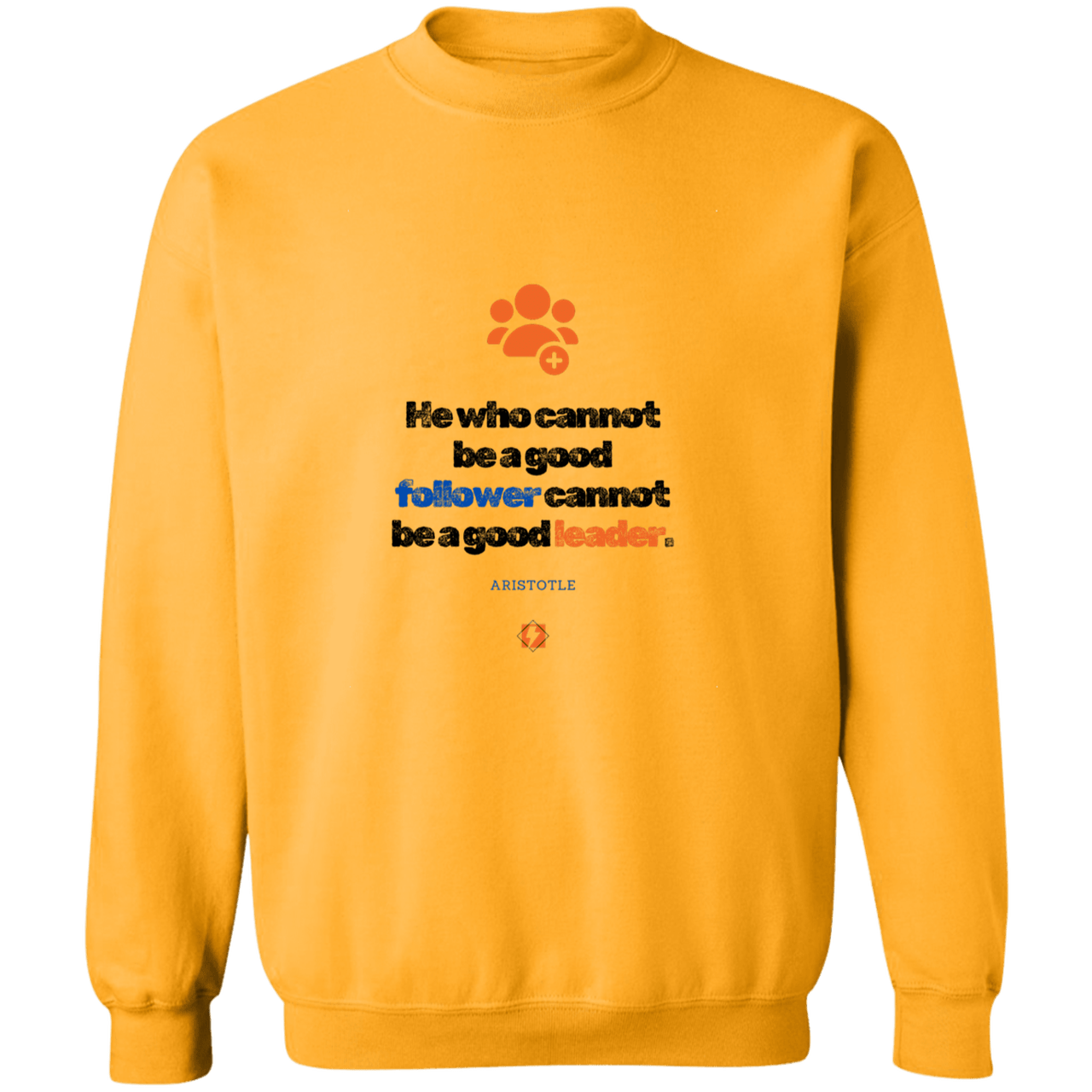 A113 G180 Gildan Crewneck Pullover Sweatshirt - Color: Gold