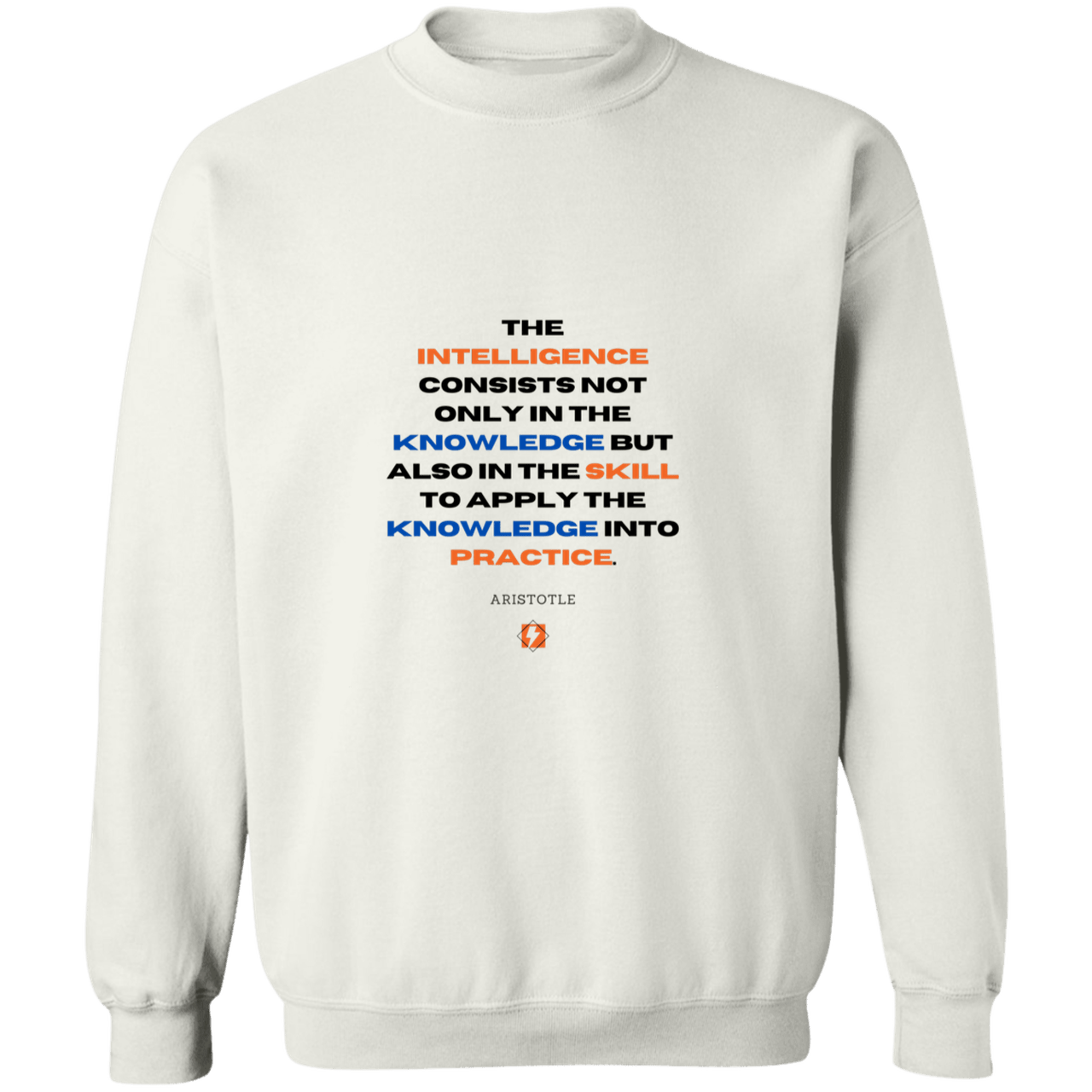 A127 G180 Gildan Crewneck Pullover Sweatshirt - Color: White