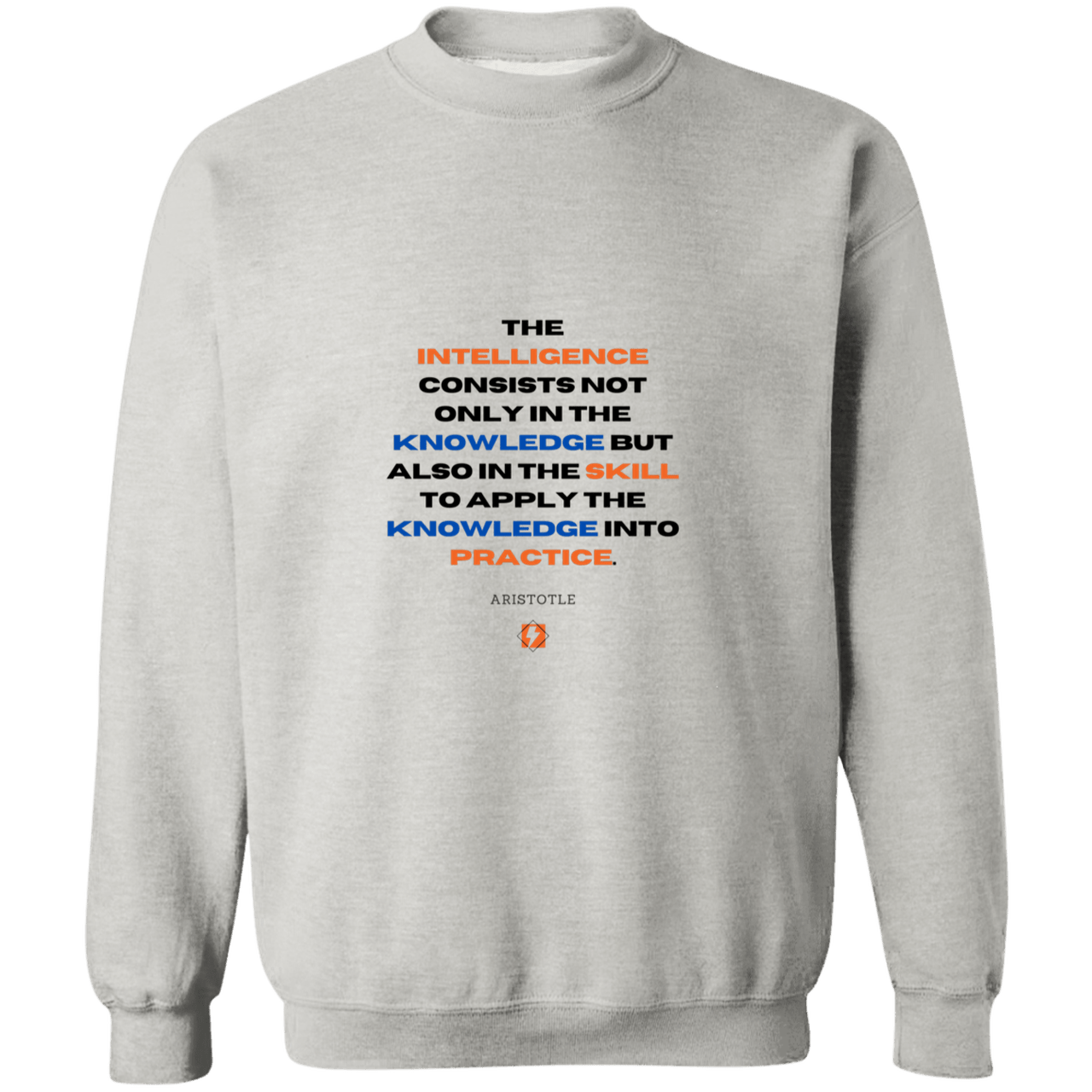 A127 G180 Gildan Crewneck Pullover Sweatshirt - Color: Ash