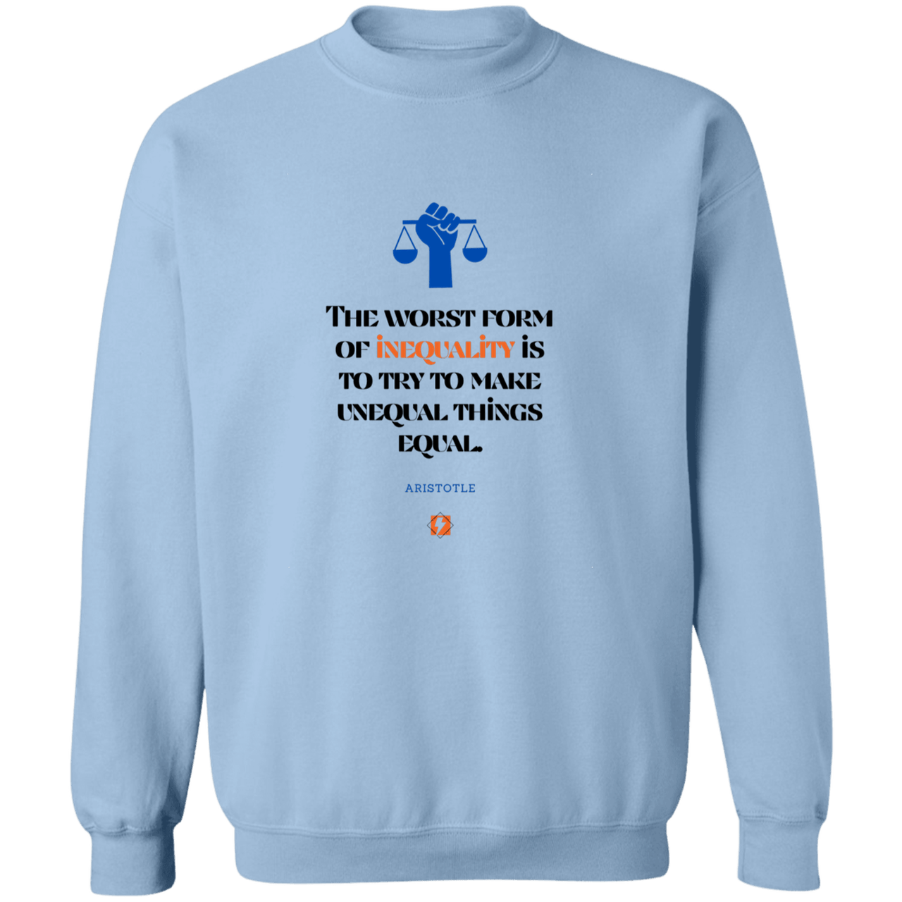 A128 G180 Gildan Crewneck Pullover Sweatshirt - Color: Light Blue