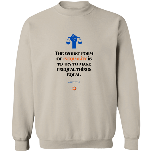 A128 G180 Gildan Crewneck Pullover Sweatshirt - Color: Sand