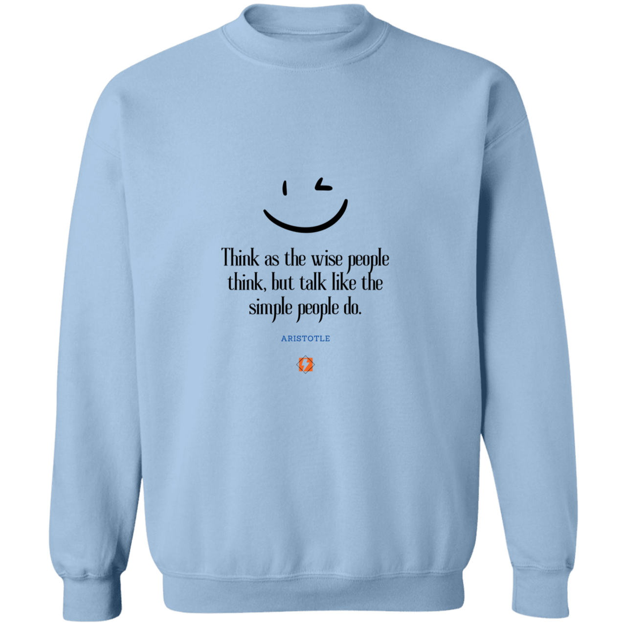 A129 G180 Gildan Crewneck Pullover Sweatshirt - Color: Light Blue