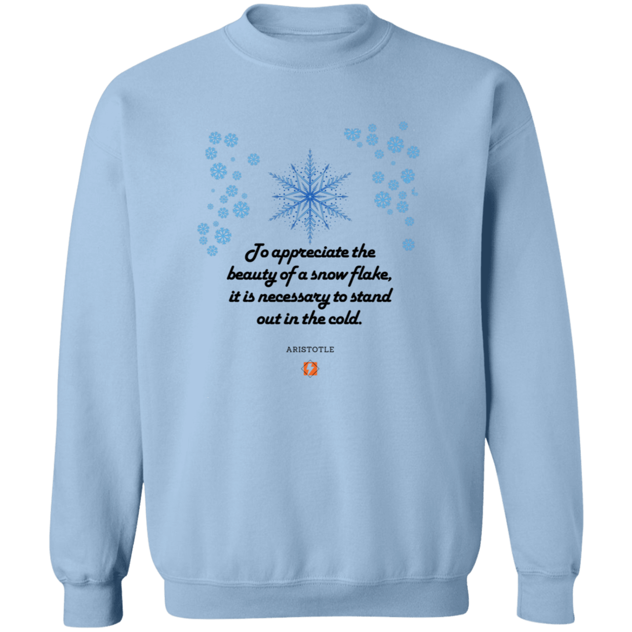 A130 G180 Gildan Crewneck Pullover Sweatshirt - Color: Light Blue