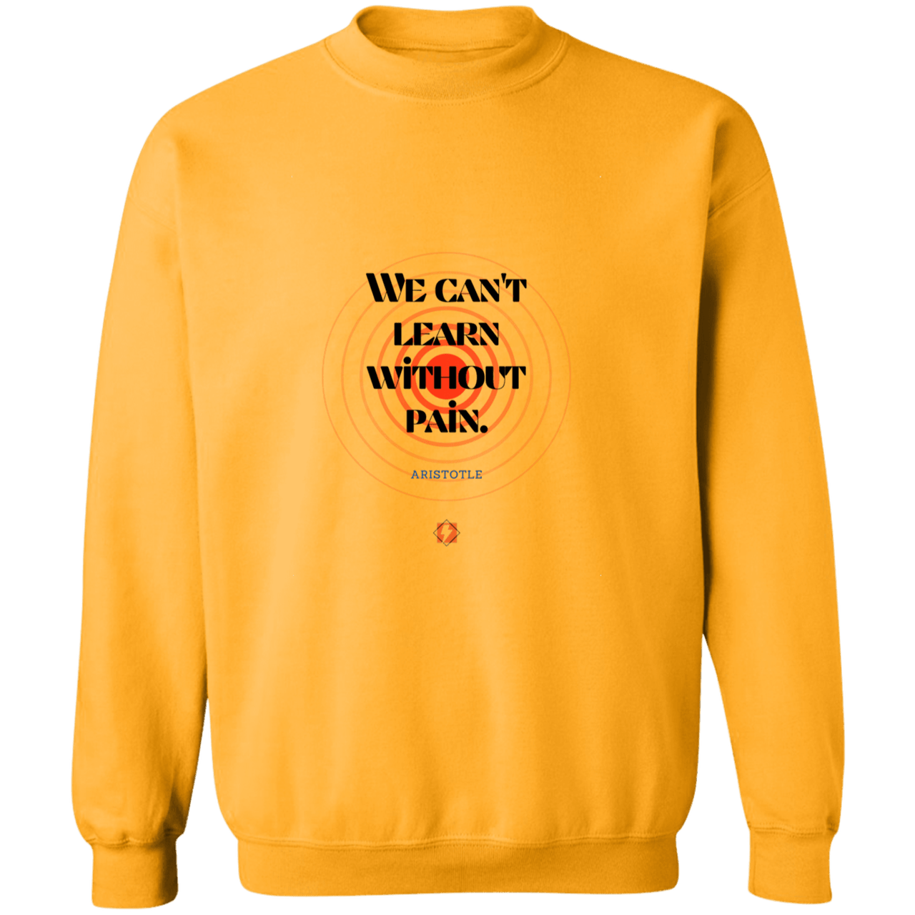 A131 G180 Gildan Crewneck Pullover Sweatshirt - Color: Gold