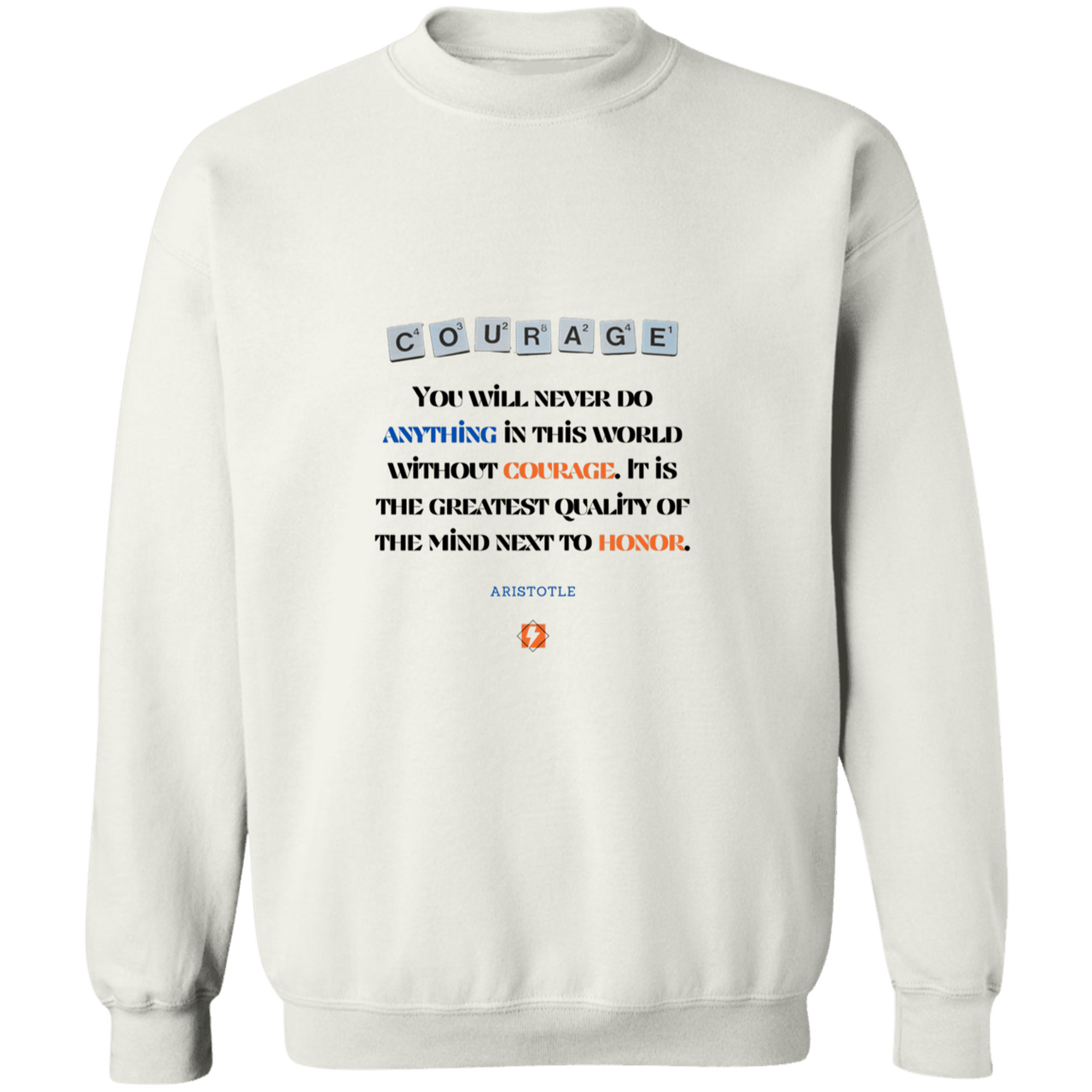 A133 G180 Gildan Crewneck Pullover Sweatshirt - Color: White